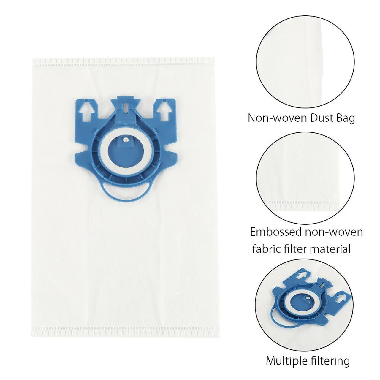 12 x Bags for Miele Vacuum Cleaners, GN Type