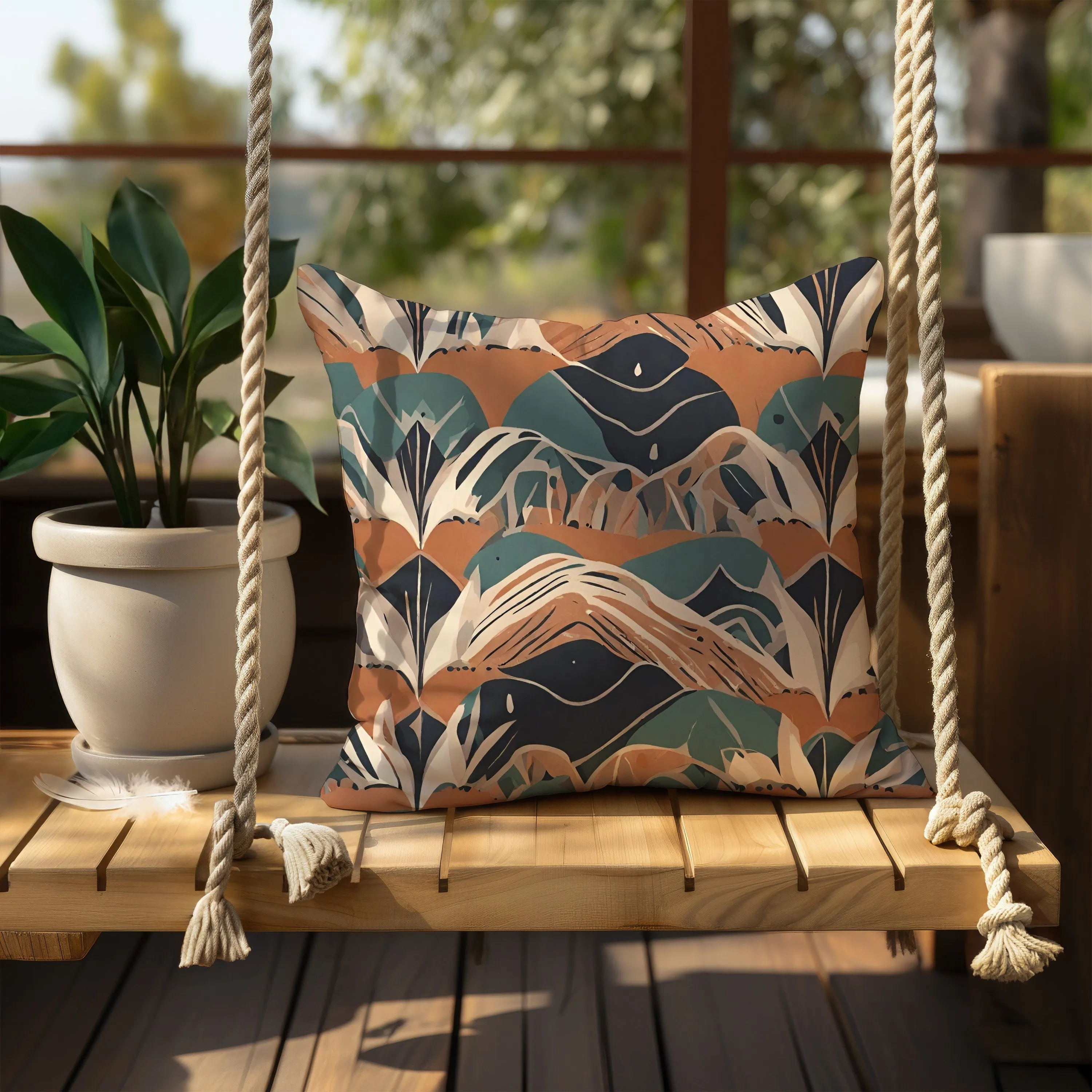 Boho Chic Sofa Pillow: Colorful Comfort Upgrade