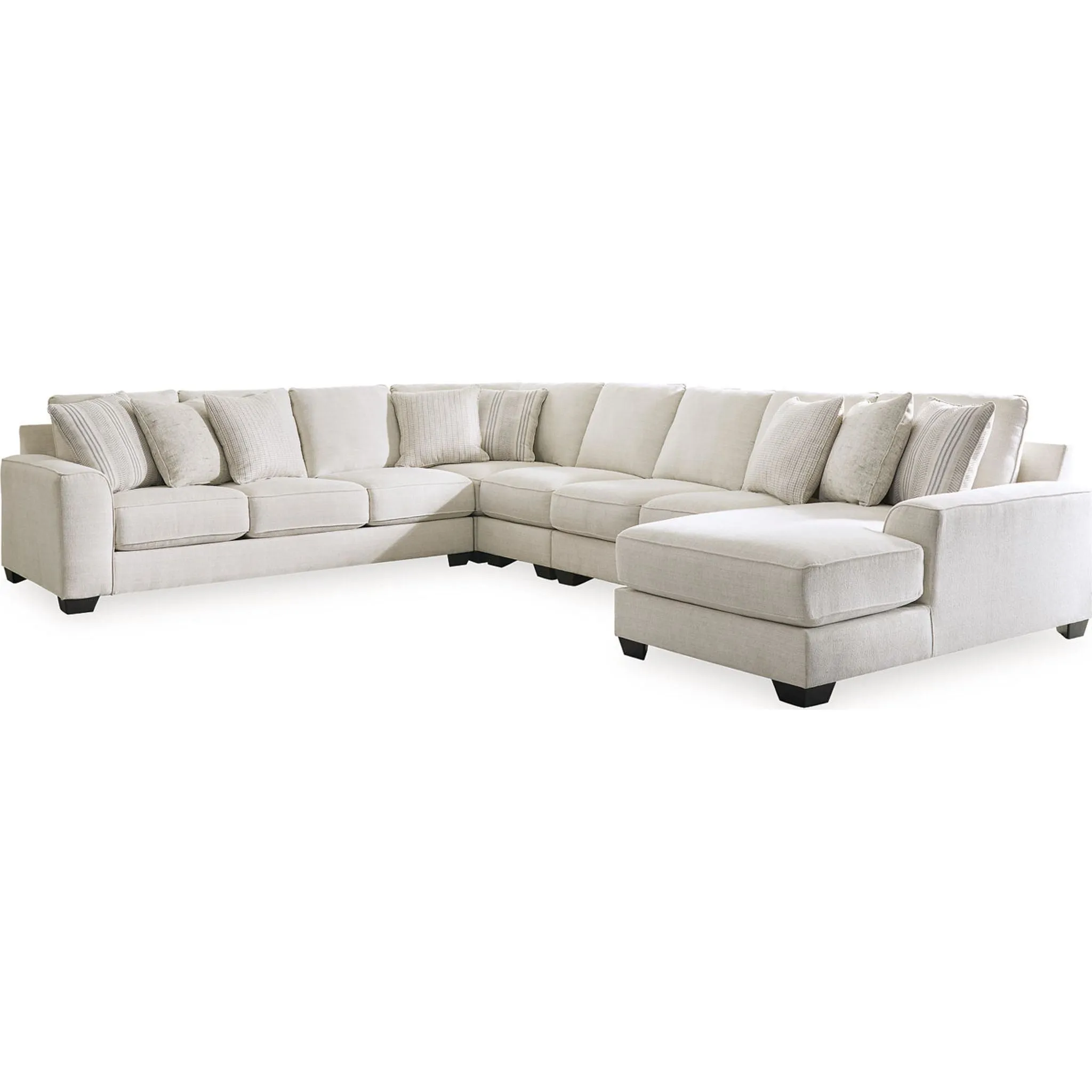 Lerenza-Exclusive 5 Piece Sectional with Chaise